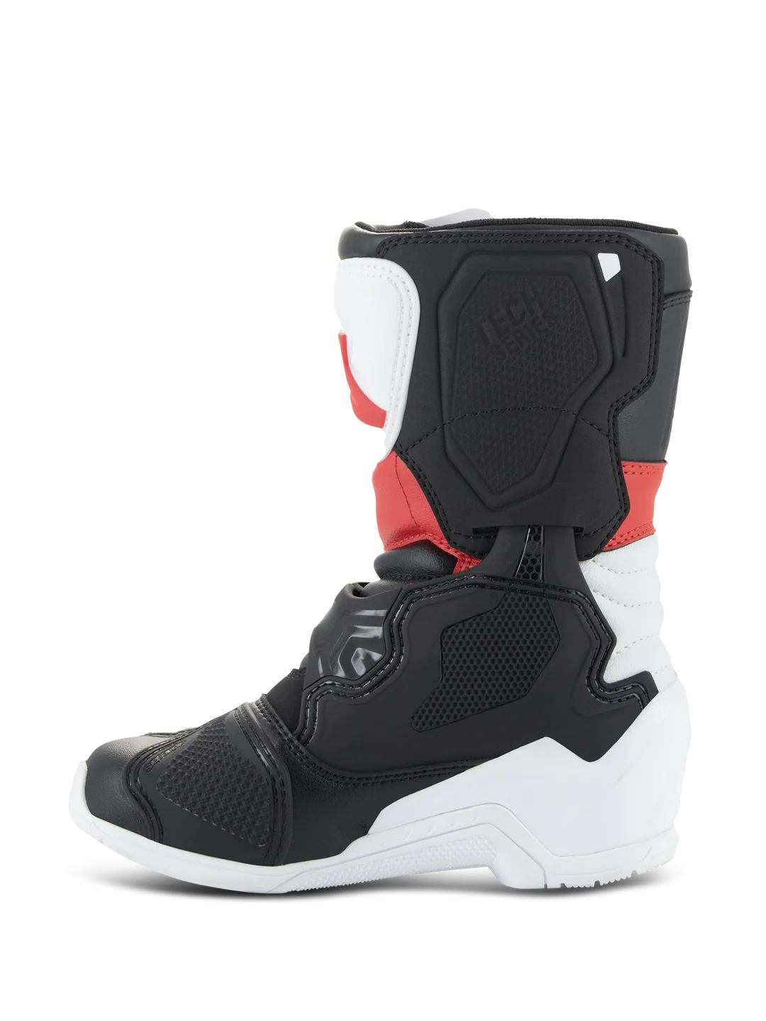Aplinestars Tech 3's Kids White Black Bright Red