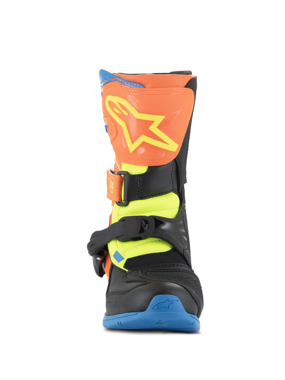 Alpinestars Tech 3's Kids Orange Fluo Enamel Blue Yell Fl