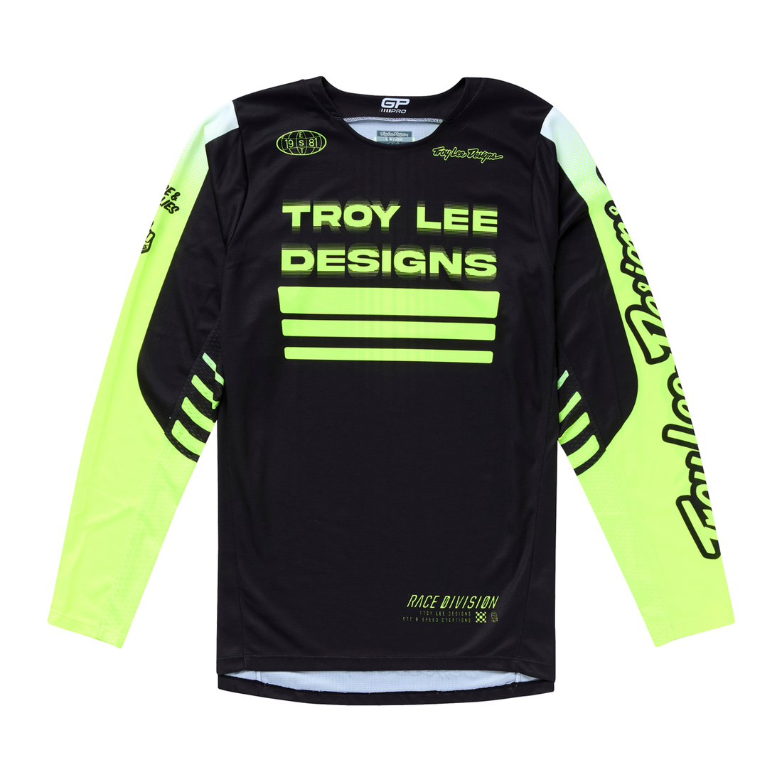 Troy Lee Designs GP PRO Segment Jersey Black/ Flo Yellow