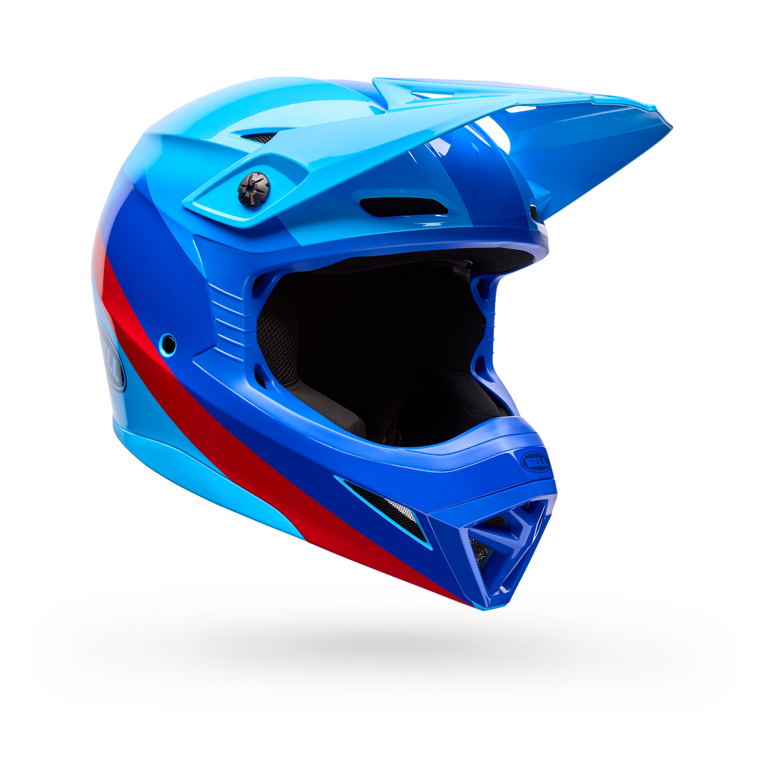 Youth MX-10 Mips Aviator Blue/Red