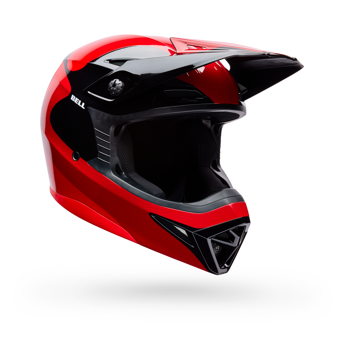 Youth MX-10 Mips Wave Red/Black