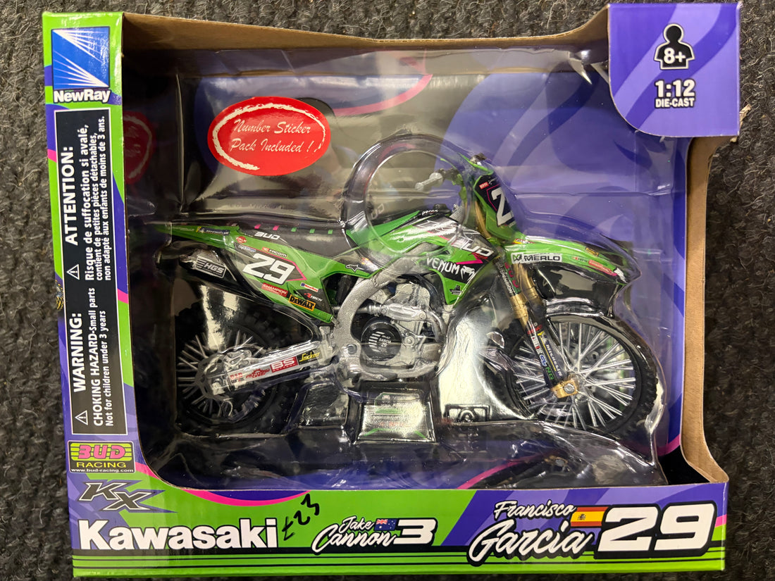 FRANCISCO GARCIA KX450 MODEL TOY BIKE 1:12