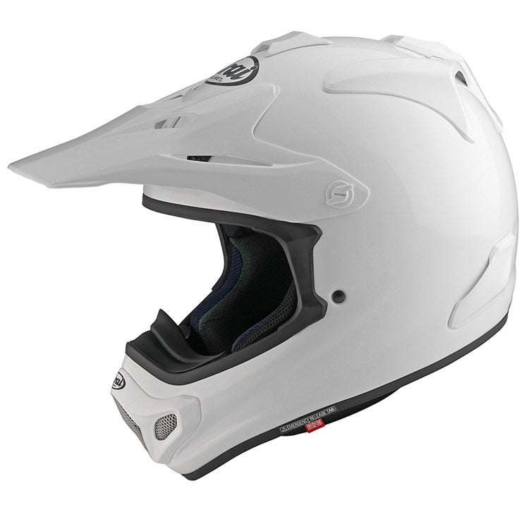 ARAI HELMET MX-V EVO FIM PLAIN WHITE